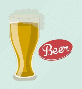 Drinks design over gray background, vector illustration Illustrazione stock