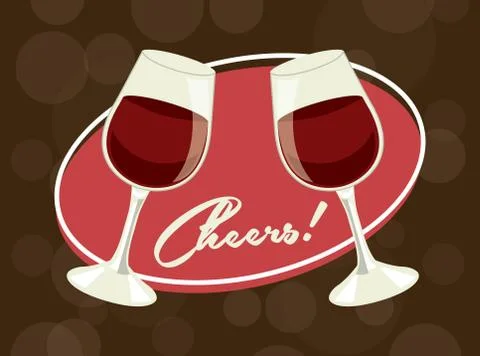 Drinks design over gray background, vector illustration Illustrazione stock