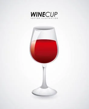 Drinks design over gray background, vector illustration Illustrazione stock