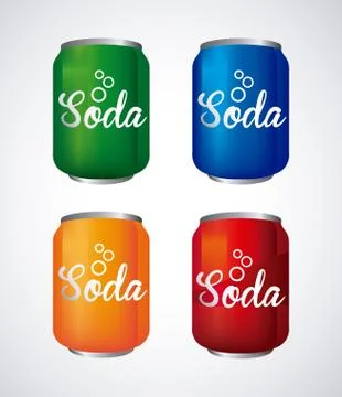 Drinks design over red background, vector illustration Stock Illustration