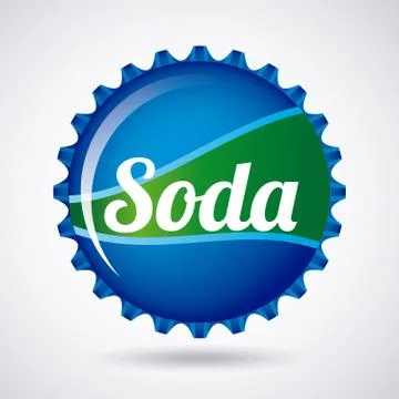 Drinks design over white background, vector illustration Illustrazione stock