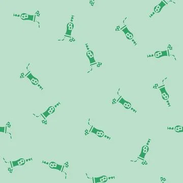 Drinks disco party glyph vector seamless pattern Stock Illustration