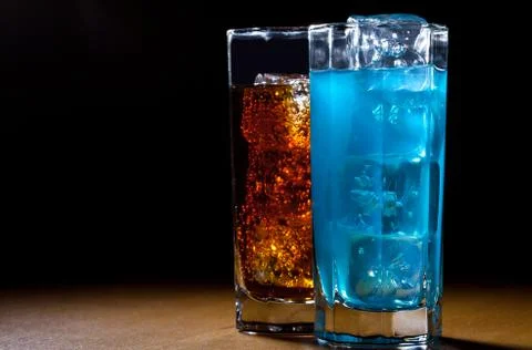 Drinks with ice Stock Photos