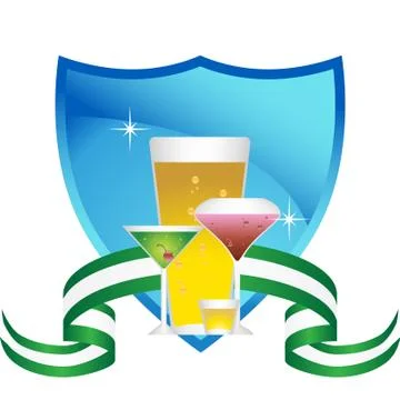 Drinks icon Illustrazione stock