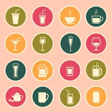 Drinks icon Stock Illustration