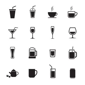 Drinks icon Stock Illustration