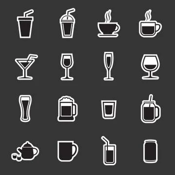 Drinks icon Stock Illustration