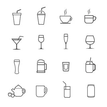 Drinks icon Stock Illustration