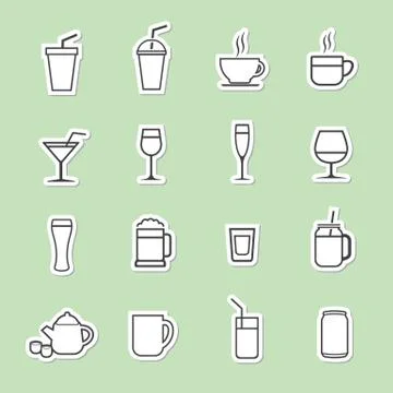 Drinks icon Stock Illustration
