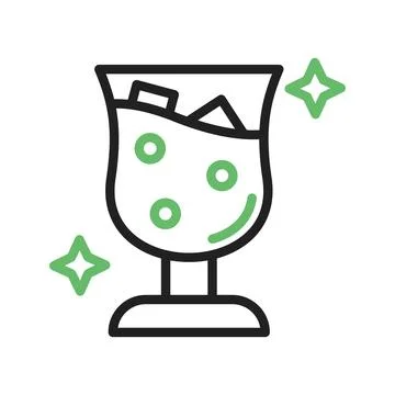Drinks Icon Image. Stock Illustration