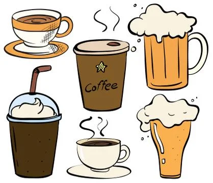 Drinks Stock Illustration