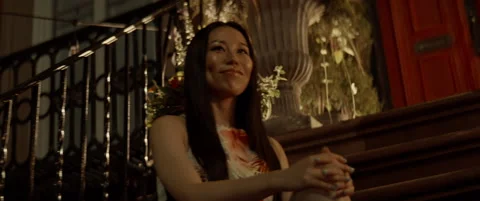 Drinks on Stoop 1 Stock Footage 154834423