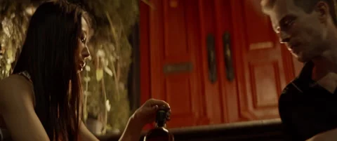 Drinks on Stoop 3 Stock Footage 154837120