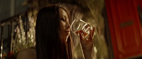 Drinks on Stoop 4 Stock Footage 154837176