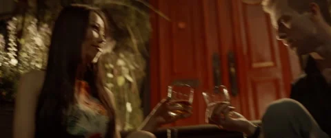 Drinks on Stoop 8 Stock Footage 154838165