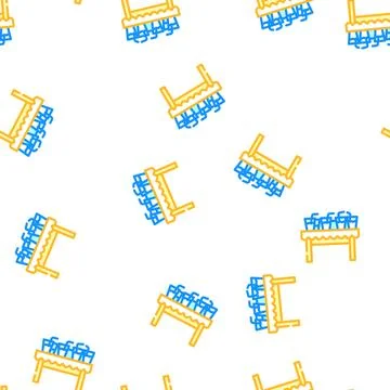 Drinks on table vector seamless pattern イラスト素材