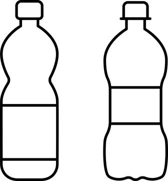 Drinks thin line icons set. Beverages and smoothies icon set. Water, cocktails Stock Illustration