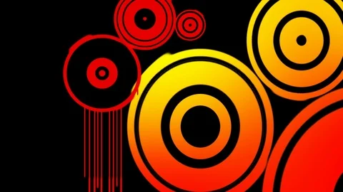 Drip circle loops Stock Footage 99438516