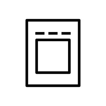 Drip coffee bag icon Stock Illustration