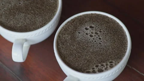 Drip coffee espresso shot cafe 3 Video stock 156008488
