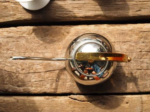 Drip coffee set Stock Photos