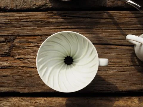 Drip coffee set Stock Photos