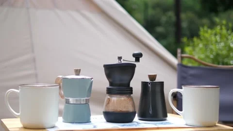 Drip coffee Slow motion of Modern method of coffee brewing Video stock 166872896