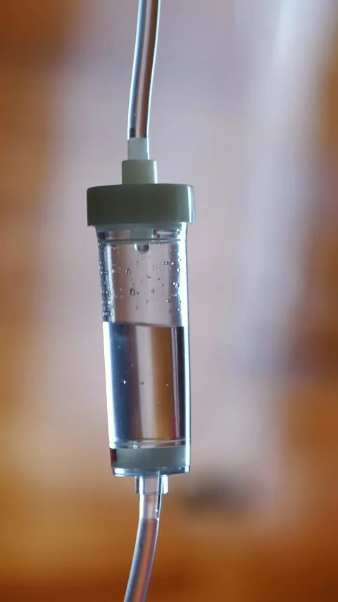 Drip with drip anesthesia. the drug drips drop by drop. Stock Footage 295815930