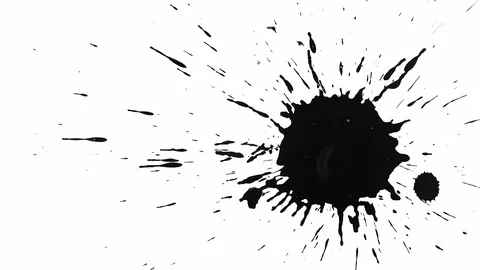 Drip drops on white background Stock Footage 100865616