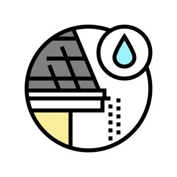 Drip edge color icon vector illustration Stock Illustration