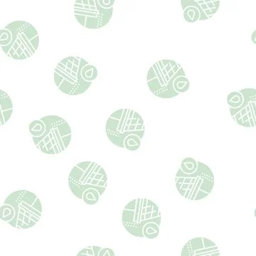 Drip edge glyph seamless pattern Stock Illustration