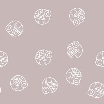 Drip edge line seamless pattern Stock Illustration