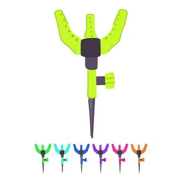 Drip garden sprinkler vector cartoon graphic Illustrazione stock