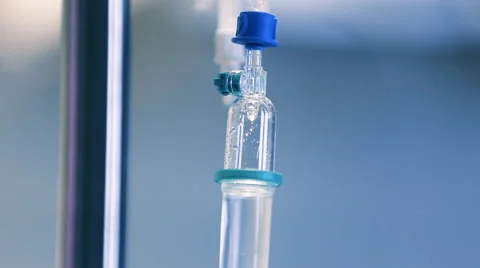Drip infusion. Close up Stock Footage 64552919