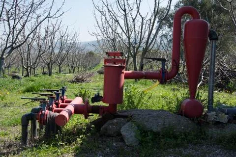 Drip irrigation system Stock Photos