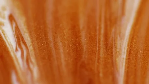Drip mix shiny fluid ink water wet marble flow Video stock 330836729