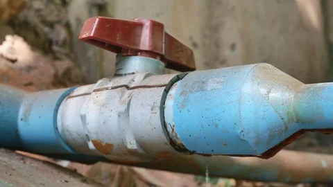 Drip from the plumbing Stock Footage 76439472