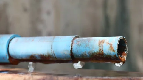 Drip from the plumbing Stock Footage 76439557