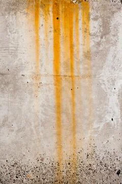 Drip of rust on concrete background Stock Photos