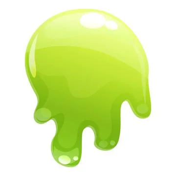 Drip slime icon cartoon vector. Goo splash Illustrazione stock