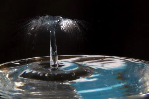 Drip splash Foto stock