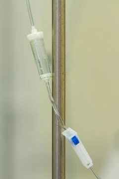 Drip on a support Stock Photos