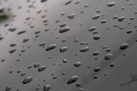 Driping water on the window car Foto stock