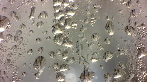 Dripped on glass 1 Stock Footage 573010