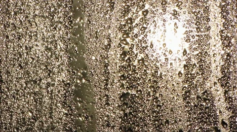 Dripped on glass 12 Stock Footage 7138619