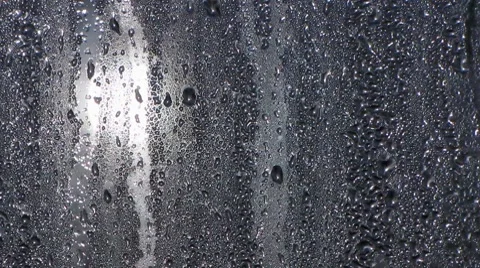 Dripped on glass 13 Stock Footage 7138449