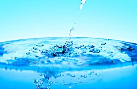 Dripped water Stock Photos