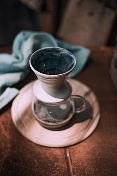 Dripper and drip server Stock Photos