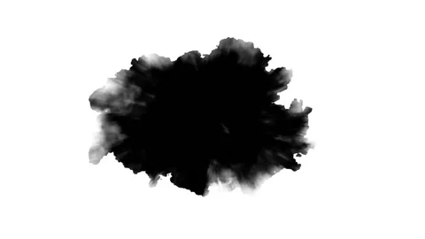 Dripping black spot on white background 動画素材 103411394