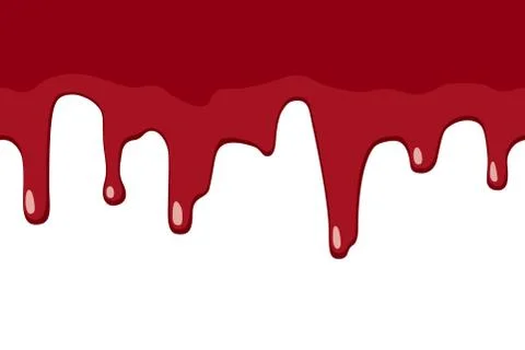 Dripping blood Stock Illustration